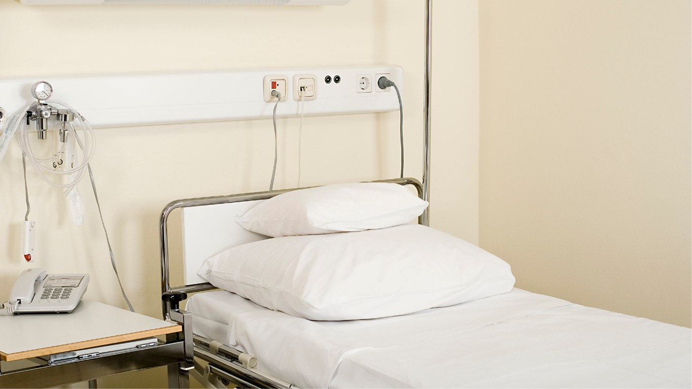 Hypoallergenic hospital pillows by AJM designed for patient comfort, durability, and hygiene in healthcare environments.