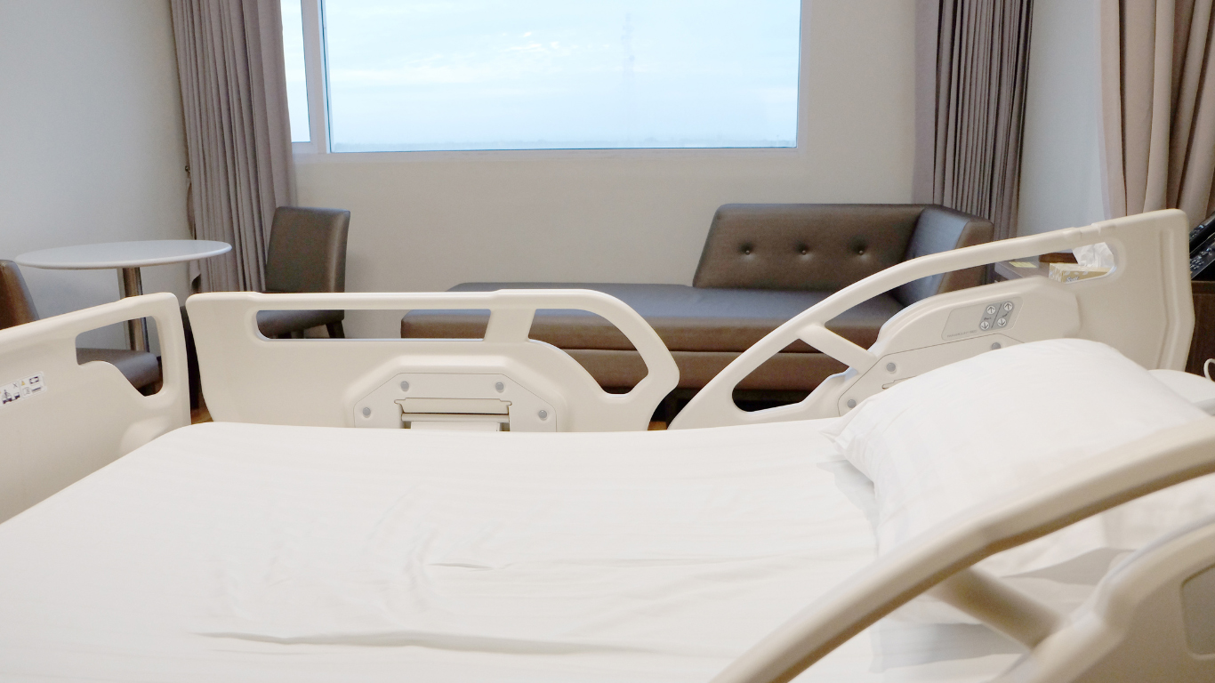 High-quality hospital bed linen by AJM Textiles, designed for patient beds and healthcare settings with a focus on hygiene, durability, and clinical comfort.