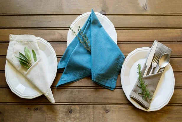 Luxury dining napkins by AJM — crafted for upscale hospitality spaces, offering sophistication, absorbency, and a refined finishing touch.